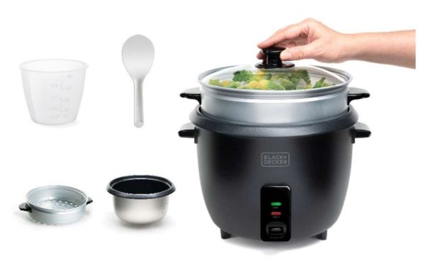 Black & Decker Rice Cooker 1.8L Black billede 1