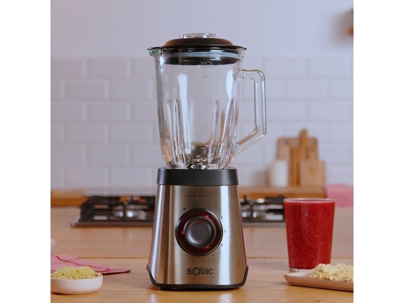 Solac S91204000, Bordplade blender, Impulsfunktion, 200 W, Rustfrit stål billede 3