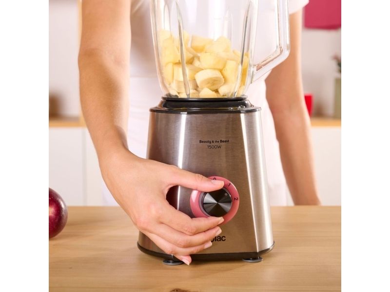 Solac Beauty and the Beast 1500, Bordplade blender, 1,5 L, Impulsfunktion, Knusning af is, 1500 W, Rustfrit stål billede 4
