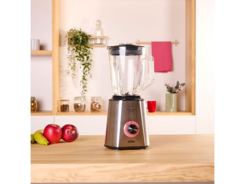 Solac Beauty and the Beast 1500, Bordplade blender, 1,5 L, Impulsfunktion, Knusning af is, 1500 W, Rustfrit stål billede 2