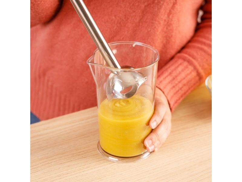 Solac BA5614, Nedsænkning blender, Knusning af is, 1000 W, Rød, Transparent, Hvid billede 4