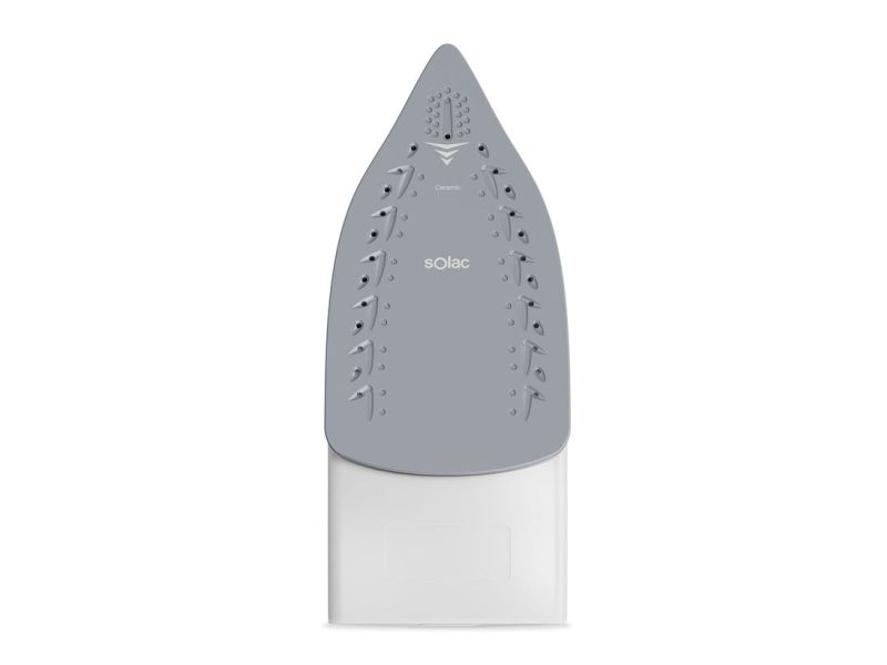 Solac PV2400, Dampstrygejern, Keramisk strygesål, 1,8 m, 120 g/min, Sort, Hvid, 30 g/min billede 2