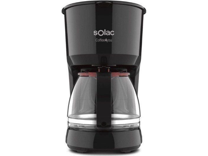 Solac CF4036, Dråbe kaffemaskine, Malet kaffe, 750 W, Sort billede 1