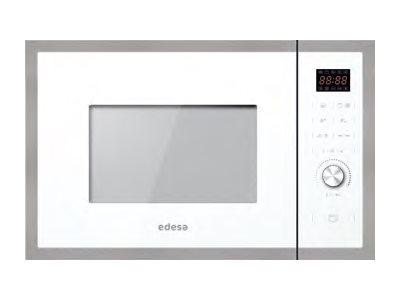 Edesa EMW-2530-IG XWH - Mikrobølgeovn med grill - til indbygning - 25 liter - 900 W - hvid