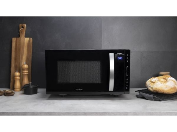 Cecotec GrandHeat 2300 - Mikrobølgeovn - 23 liter - 800 W - sort billede 4