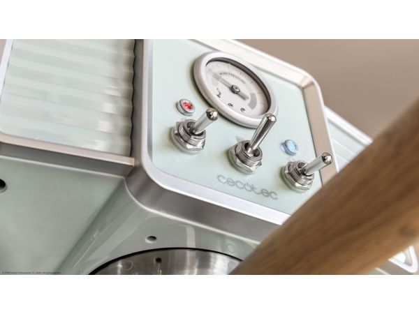 Cecotec Power Espresso 20 Tradizionale, Espressomaskine, 1,5 L, 1350 W, Rustfrit stål