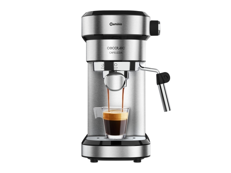 Cecotec Cafelizzia 790 Steel, Espressomaskine, 1,2 L, Malet kaffe, 1350 W, Rustfrit stål