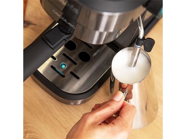 Cecotec 01624, Espressomaskine, 1,2 L, Malet kaffe, 1350 W, Grå