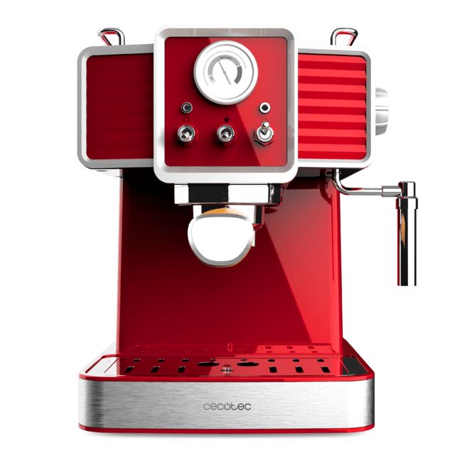 Cecotec 01727, Espressomaskine, 1,5 L, Malet kaffe, 1350 W, Rød billede 2