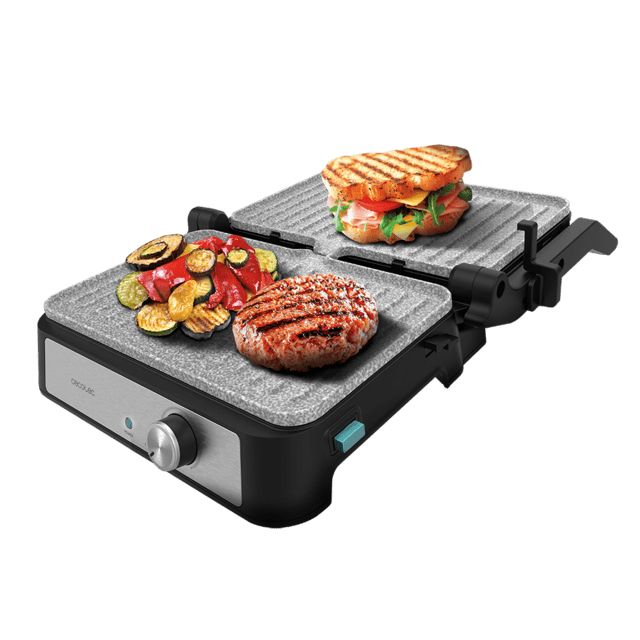 Elektrisk grill Cecotec Rock'nGrill 1500 Take&Clean billede 2