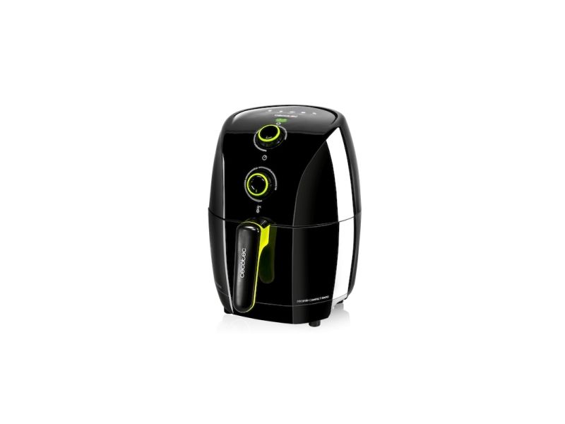 Cecotec Cecofry Compact Rapid, Varmluftsteger, 1,5 L, 0,4 kg, PerfectCook, 200 °C, 30 min. billede 1