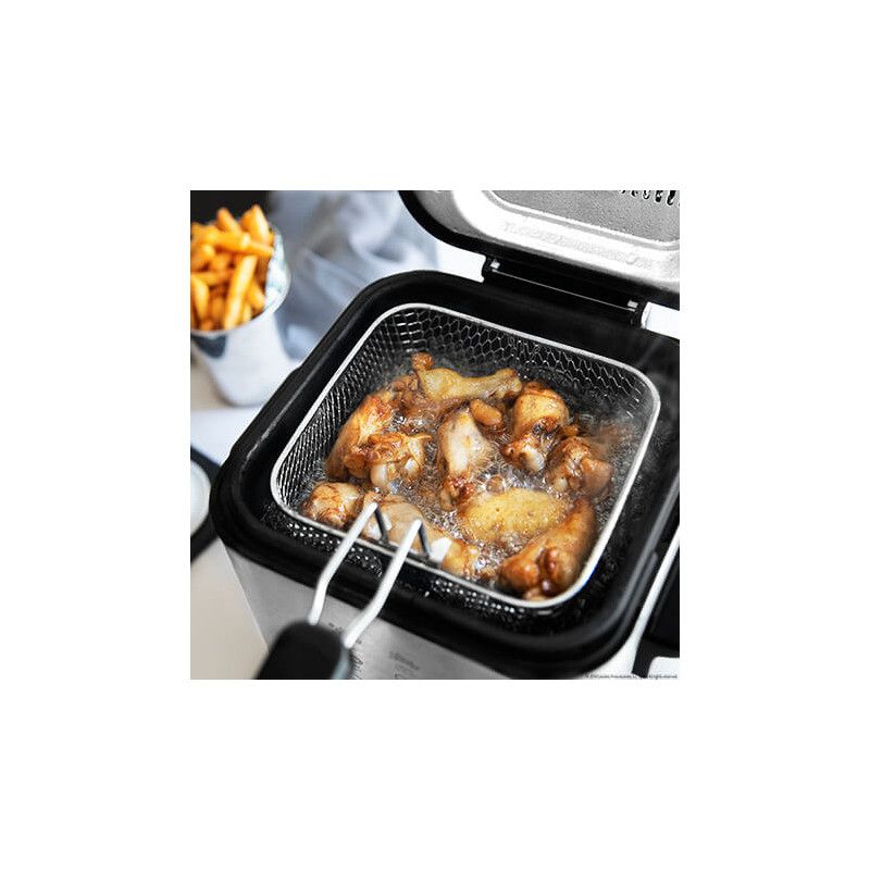 Cecotec CleanFry Infinity 1500, Frituregryde, 1,5 L, 190 °C, Enkelt, Rustfrit stål, Knapper billede 3