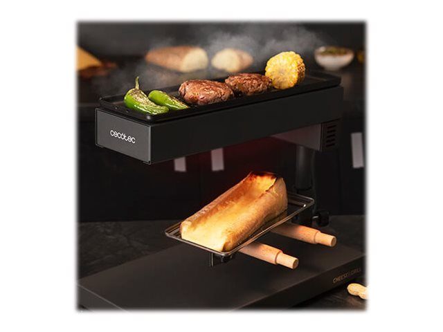Cecotec Cheese & Grill 6000 Black - Cheese raclette/grill - 600 W - sort