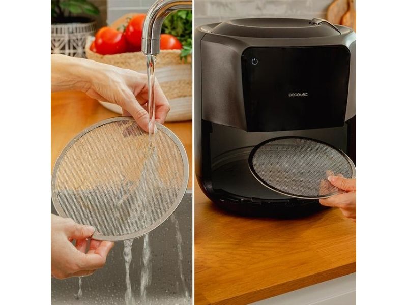 Cecotec 03300, Lavfedt steger, 5,5 L, 0,6 kg, Enkelt, Sort, Berøring billede 1