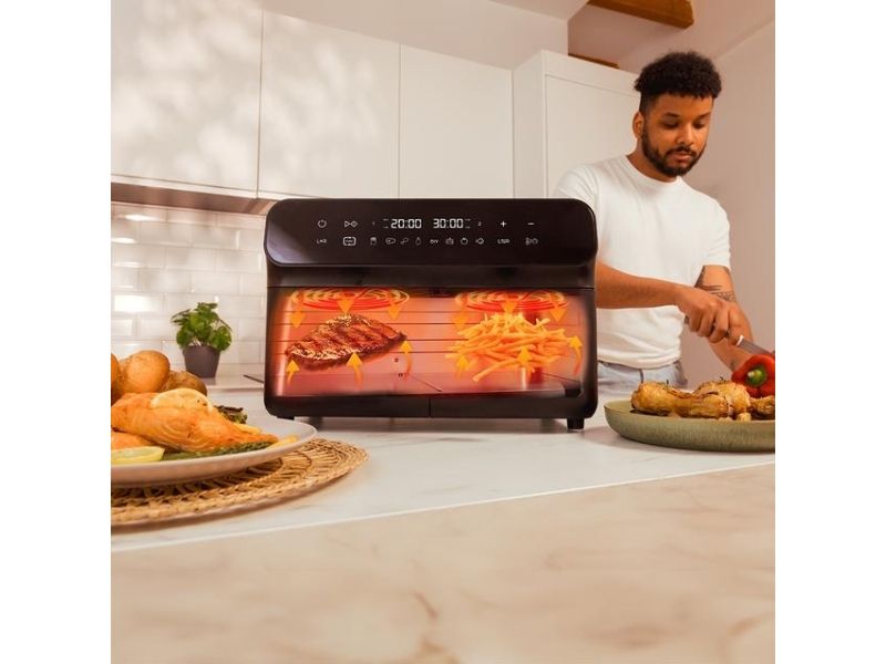 Cecotec Cecofry Advance 9000 - Dobbelt varmluftssteger - 9 liter - 2.8 kW - inox