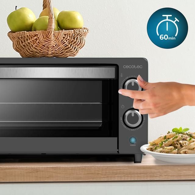 Cecotec 03816 oven 10 L 1000 W Black billede 4