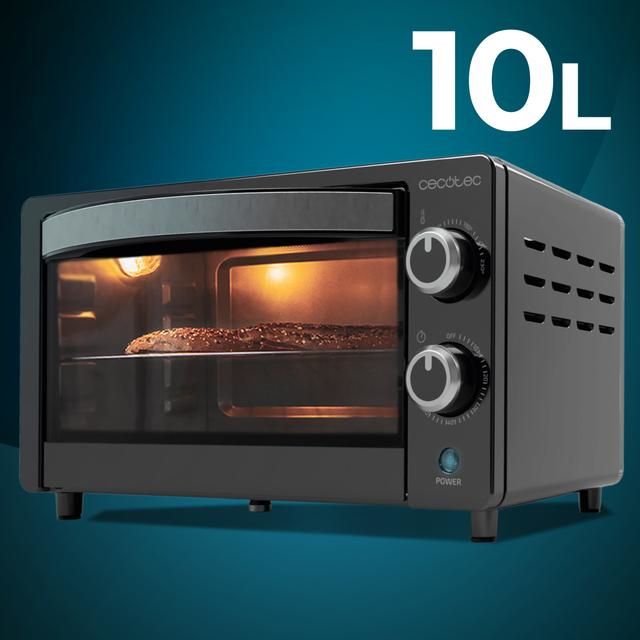Cecotec 03816 oven 10 L 1000 W Black billede 3