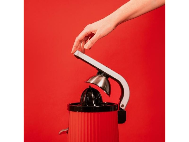 Cecotec Xqueeze RetroJuice 600, Slow juicer, Sort, Rød, Rustfrit stål, 1 stk, Rustfrit stål, 600 W, 220 - 240 V billede 3