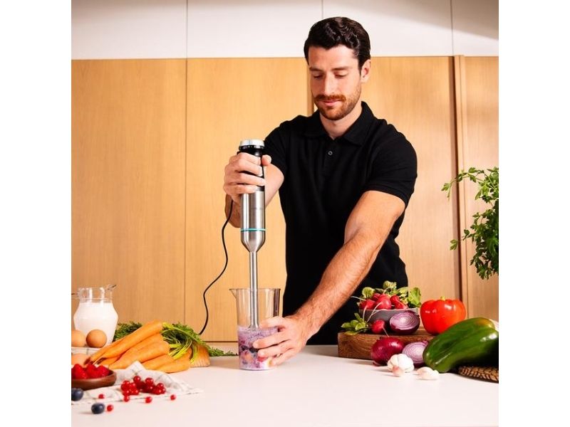 Cecotec Power Pulsar 2300MAX, Nedsænkning blender, 2300 W, Sort, Rustfrit stål billede 4