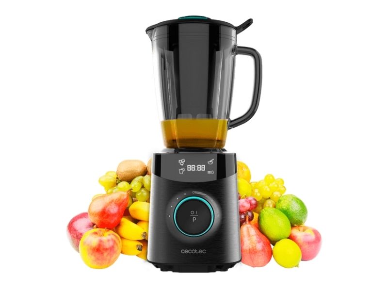 Cecotec 04304, Blender til madlavning, 1,8 L, Knusning af is, 1800 W, Sort, Rustfrit stål billede 2