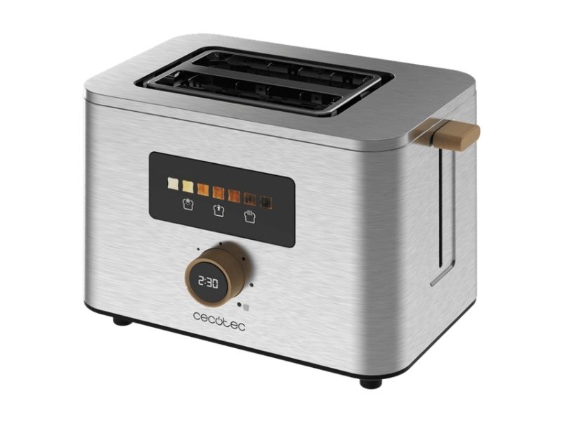 Cecotec 04843, 2 skive(r), Rustfrit stål, Dreje, Berøring, 950 W