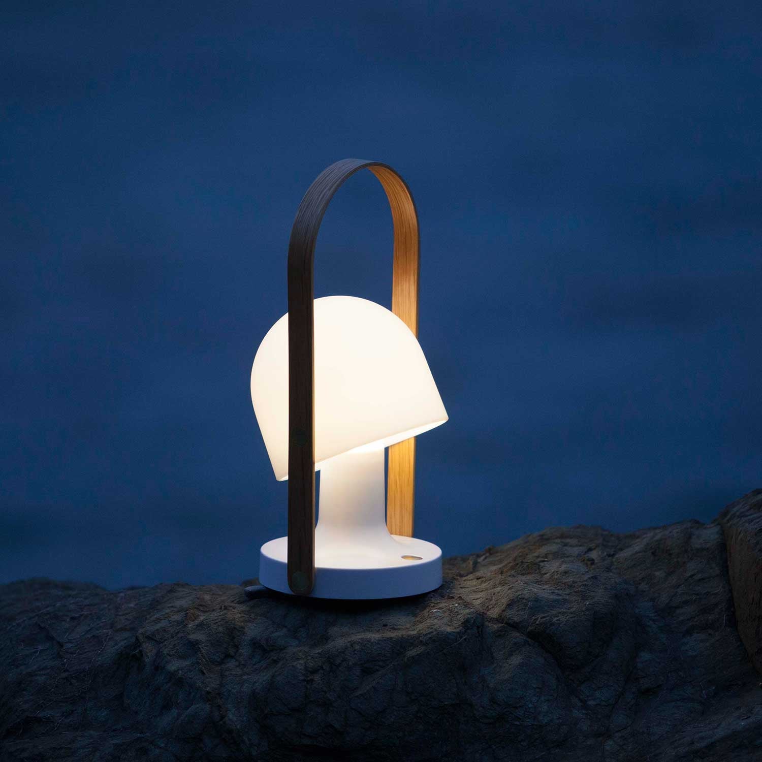 Follow Me Bordlampe Hvid billede 2
