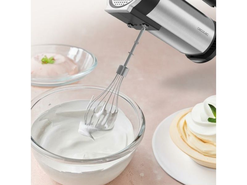 Cecotec PowerTwist 500, Håndmixer, Sort, Rustfrit stål, Ælte, Mikse, Omrøre, 500 W, 220 - 240 V, 50 / 60 Hz billede 4