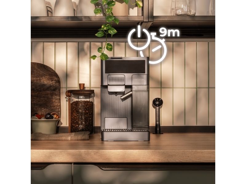 Cecotec FreeStyle Latte T, Espressomaskine, 1,6 L, Kaffekapsel, Malet kaffe, 1350 W, Grå