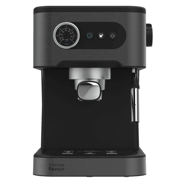 Cecotec Power Espresso 20 Pro Latte, Espressomaskine, 1,5 L, Kaffebønner, 1350 W, Sort, Sølv billede 2