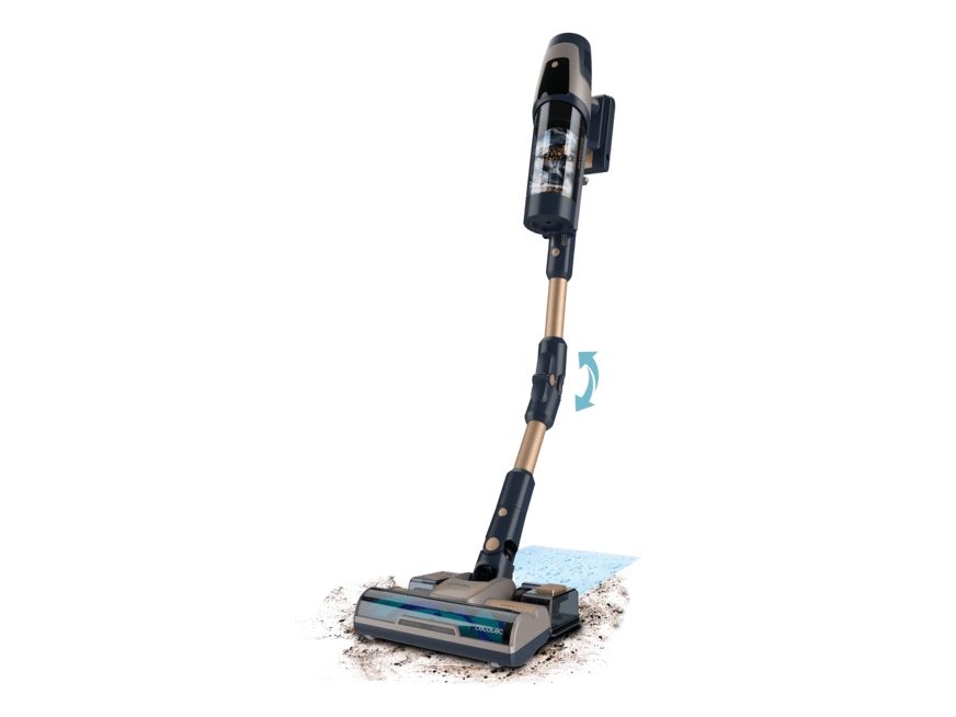 Cecotec Conga Rockstar 11500 Odyssey Station Connected IA, 2-i-1 stangstøvsuger, Poseløs, Sort, 1,7 L, Rektangulær, Dry billede 2
