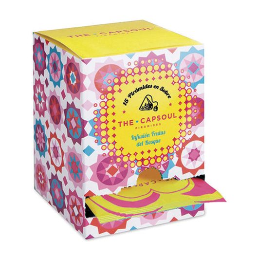 The Capsoul 8436561731831, Urte-/frugtte, Brombær, Hibiscus, Hyben, Strawberry, Trekant, Tyrkiet, Papirskasse, 15 stk billede 1