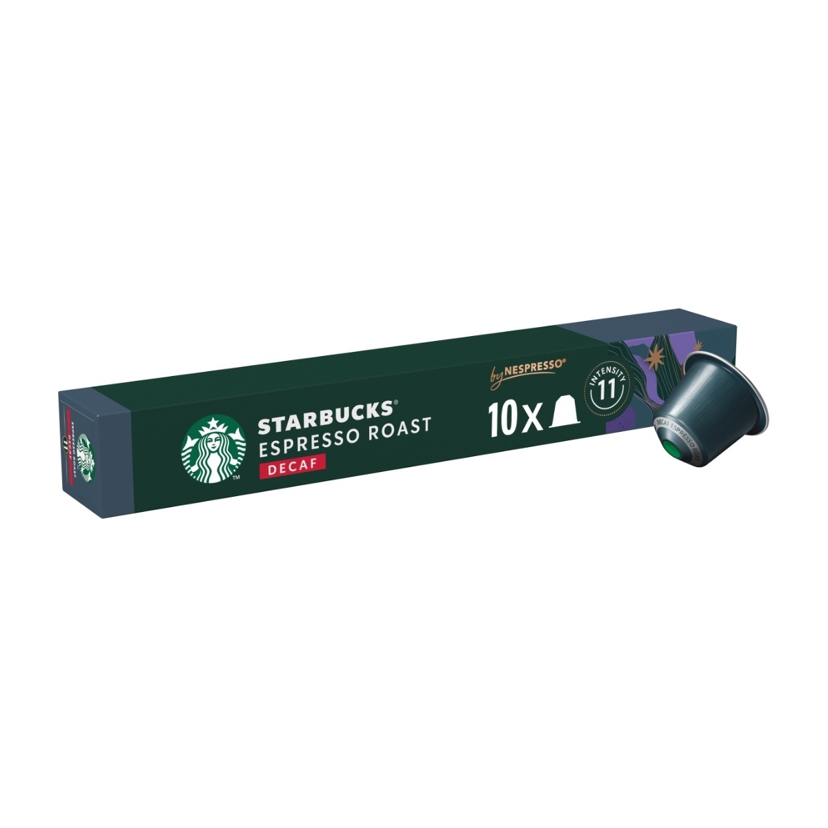 Starbucks® Espresso Roast Decaf kaffekapsler by Nespresso