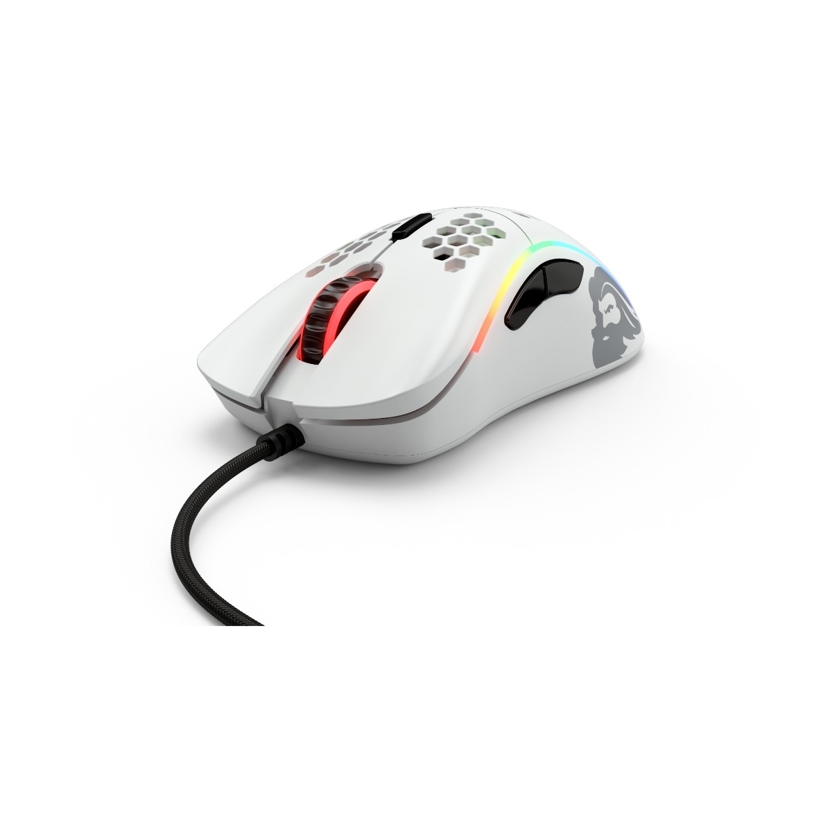 Glorious Model D gaming mus, hvid billede 4