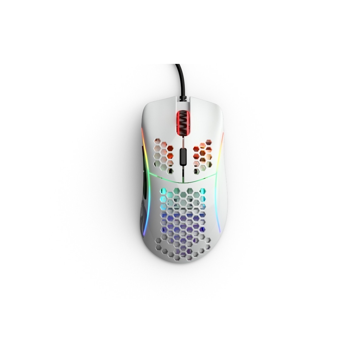 Glorious Model D gaming mus Blank, hvid billede 1