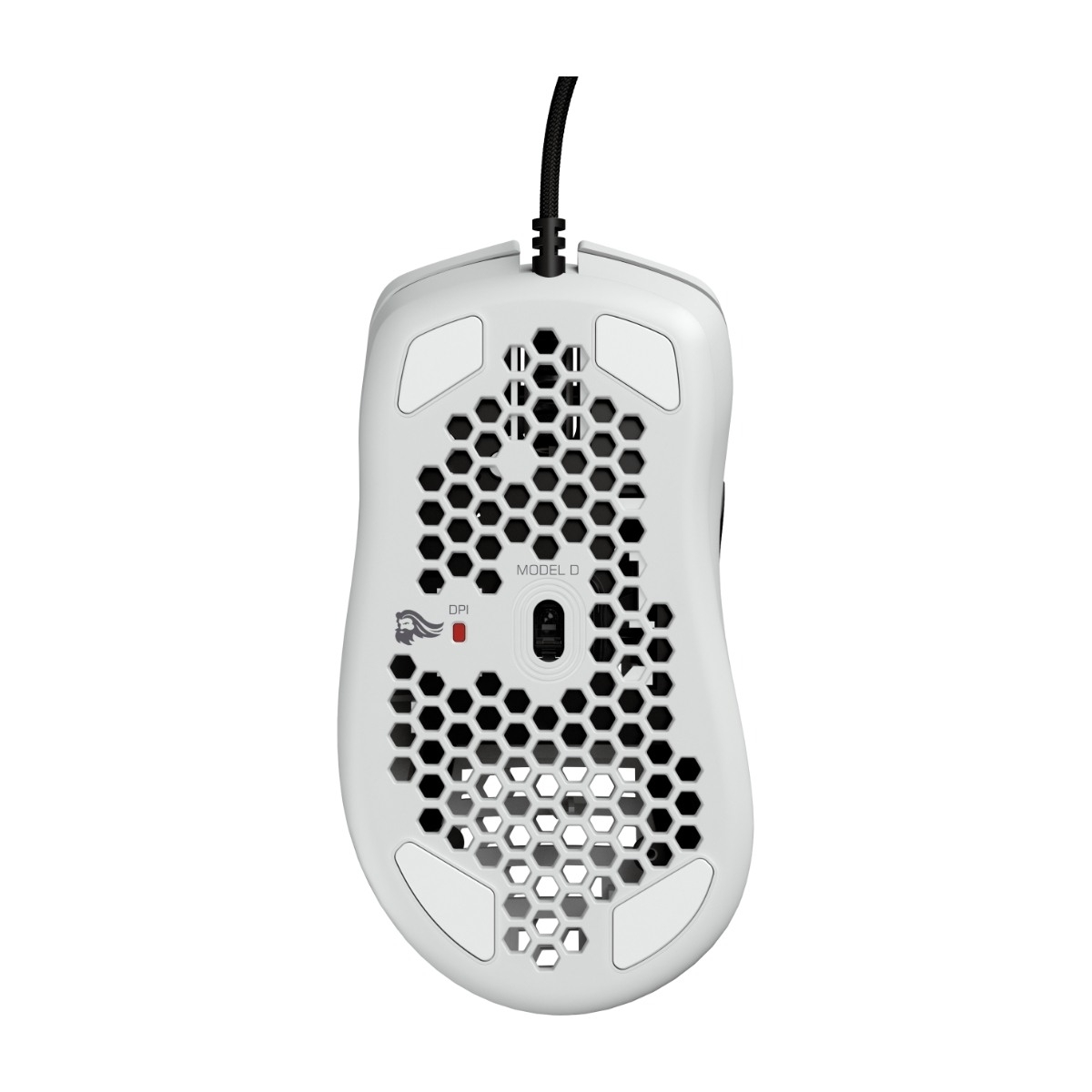 Glorious Model D gaming mus Blank, hvid billede 6