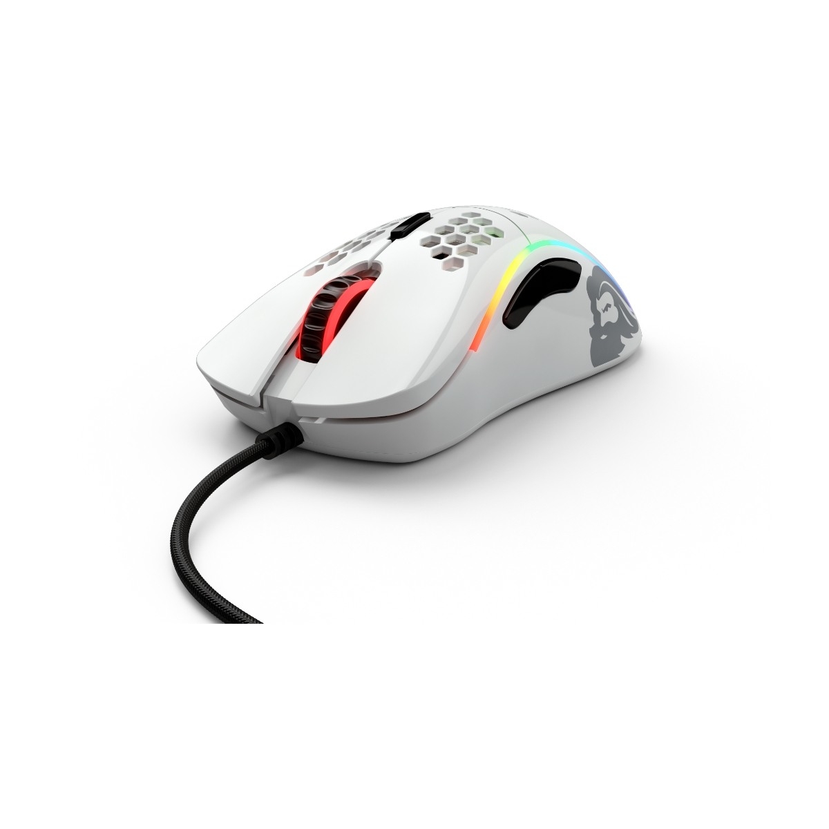 Glorious Model D gaming mus Blank, hvid billede 5