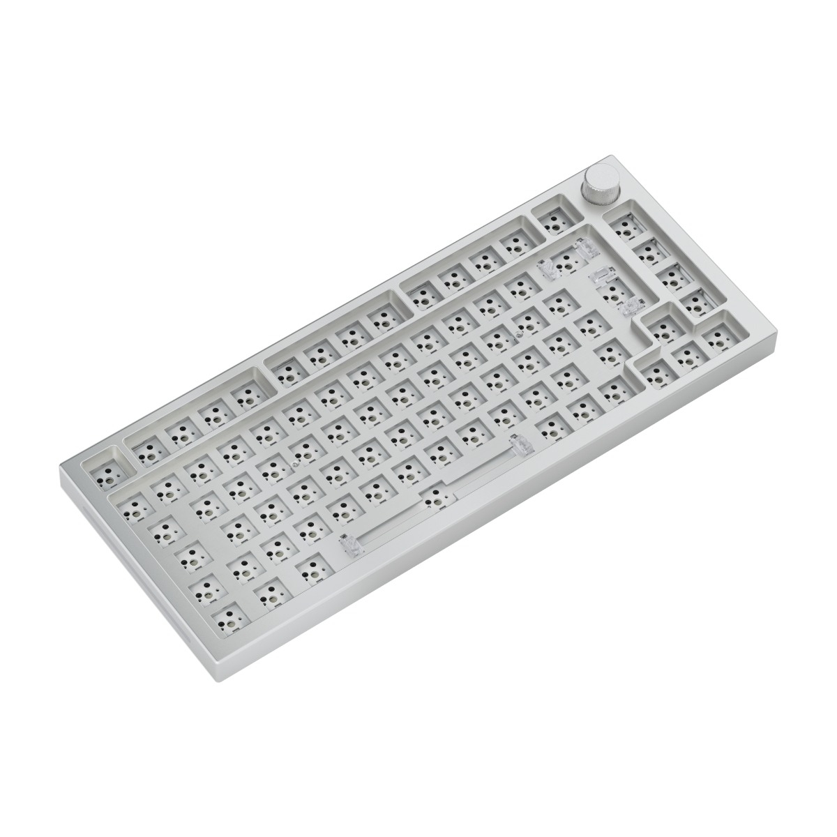 Glorious GMMK Pro Barebone Gaming-tastatur, white ice billede 3