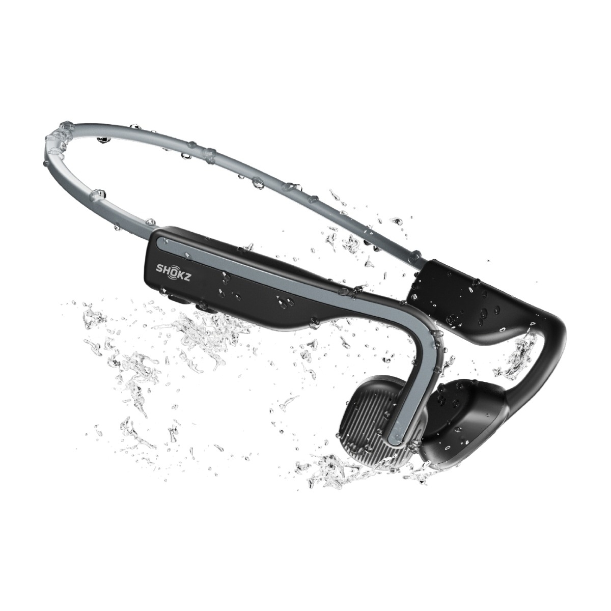 Shokz OpenMove Bone Conduction-hovedtelefoner, grå billede 2