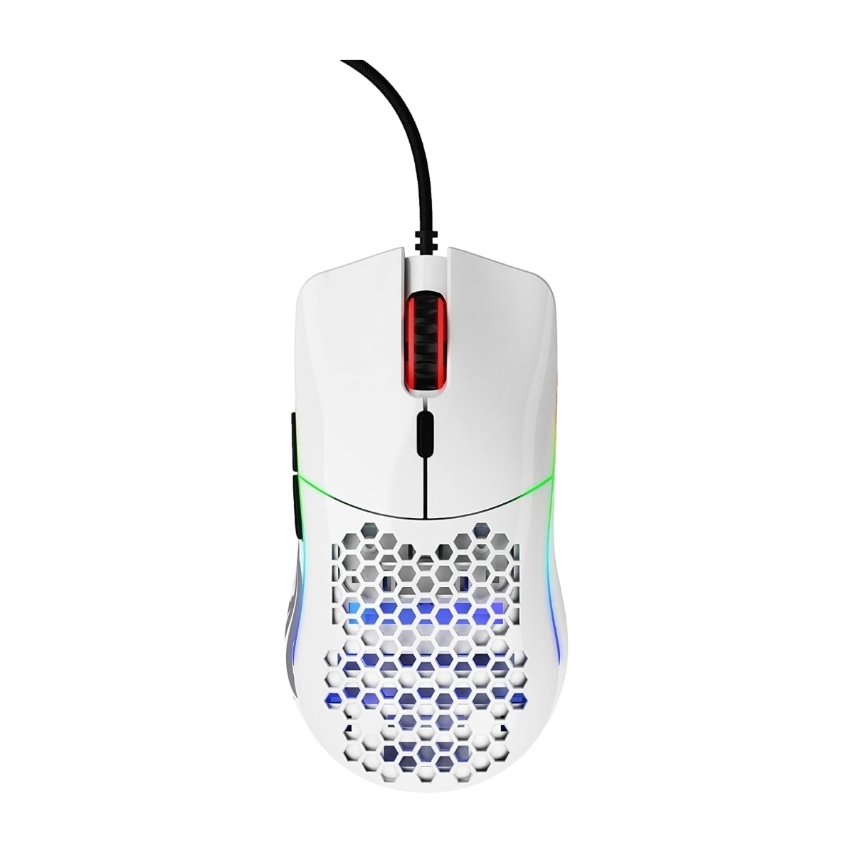 Glorious Model O gaming mus, hvid billede 1