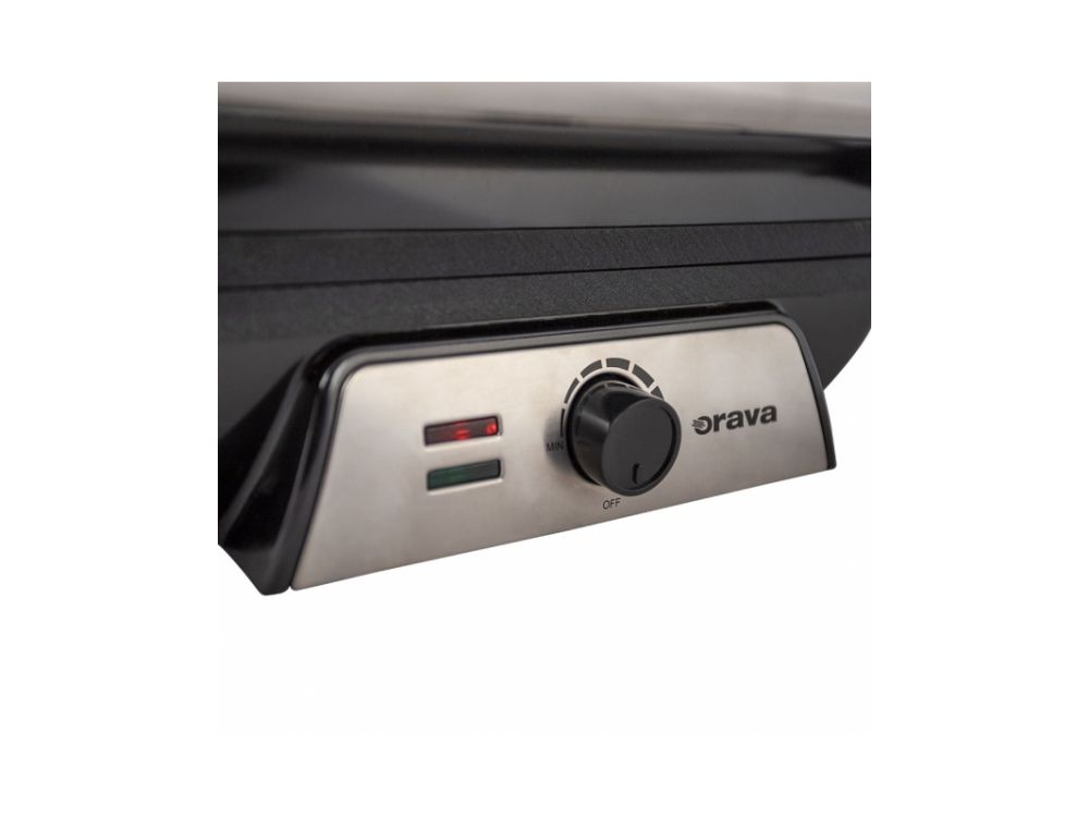 Orava GRILLCHEF4, Sort, Rustfrit stål, 200 °C, 332 mm, 338 mm, 136 mm, 2,7 kg