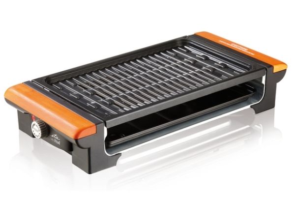 ETA Vital 1162 90000 - Grill - elektrisk - 857.75 cm2 - sort/træ billede 2
