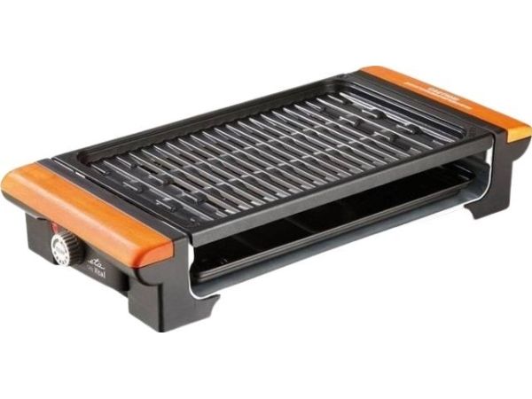 ETA Vital 1162 90000 - Grill - elektrisk - 857.75 cm2 - sort/træ billede 4
