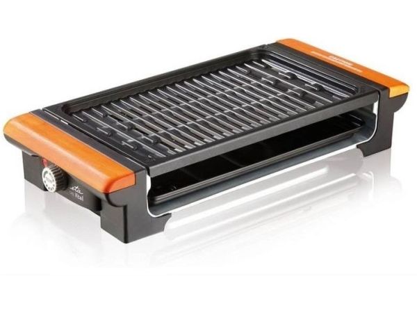 ETA Vital 1162 90000 - Grill - elektrisk - 857.75 cm2 - sort/træ billede 3
