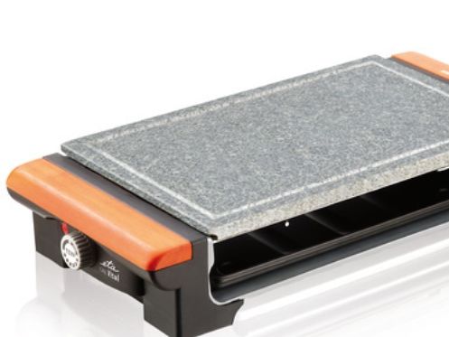 ETA Vital 1162 90000 - Grill - elektrisk - 857.75 cm2 - sort/træ billede 1