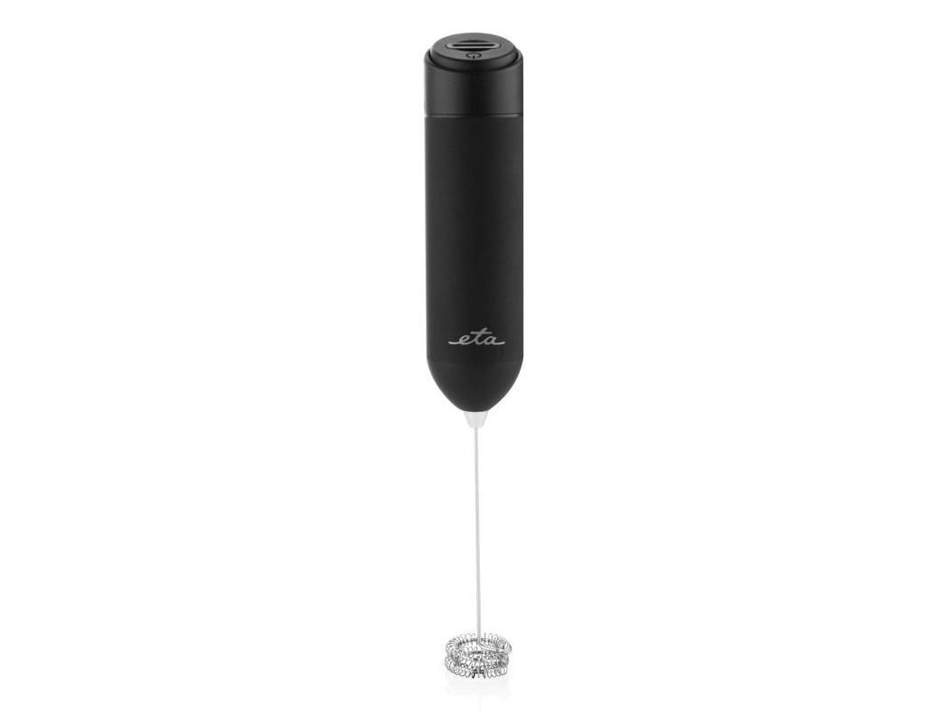 Eta Shakes, Håndholdt elektrisk mælkeskummer, Sort, Rustfrit stål, Batteri, AA, 34 mm