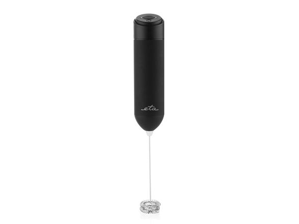 Eta Shakes, Håndholdt elektrisk mælkeskummer, Sort, Rustfrit stål, Batteri, AA, 34 mm