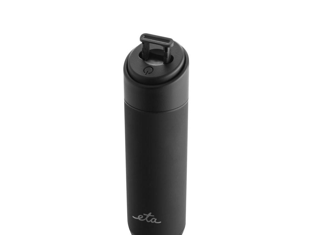 Eta Shakes, Håndholdt elektrisk mælkeskummer, Sort, Rustfrit stål, Batteri, AA, 34 mm
