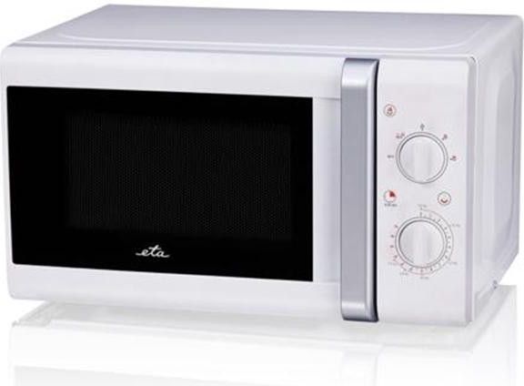 Eta 020890000, Bordplade, 20 L, 700 W, Indbygget skærm, Knapper, Dreje, Hvid