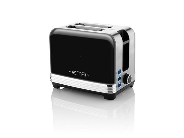 ETA Storio 9166 90020 - Brødrister - 2 skive - 2 Holdere - sort
