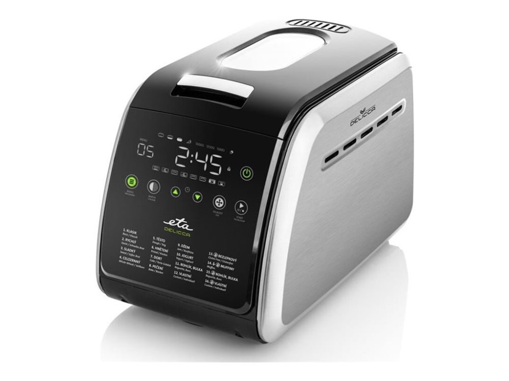 ETA Delicca II 7149 90030 - Brødmaskine - 850 W - rustfrit stål/sort